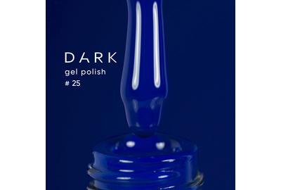 Гель-лак DARK №025, синій кобальтовий, 10 мл