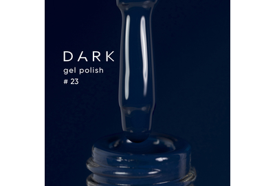 Гель-лак DARK №023, насичений темно-синій, 10 мл, Колір: Синій