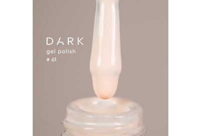 Гель-лак DARK №061, айвори, 10 мл, Цвет: Айвори