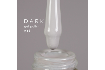 Гель-лак DARK №065, светло-серый, 10 мл, Цвет: Серый