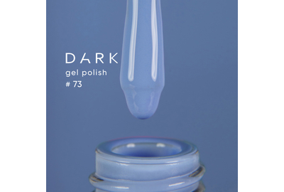 Гель-лак DARK №073, блакитний, 10 мл, Колір: Блакитний