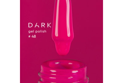 Гель-лак DARK №048, яскравий насичено-рожевий, 10 мл, Колір: Рожевий