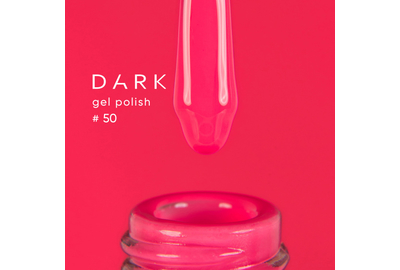 Гель-лак DARK №050, яскраво-рожевий, 10 мл, Колір: Рожевий