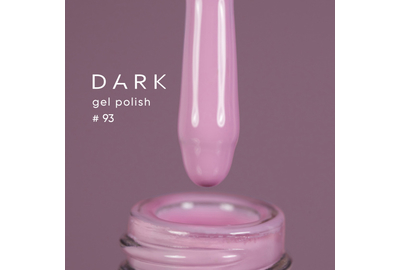 Гель-лак DARK №093, лілово-рожевий, 10 мл, Колір: Рожевий