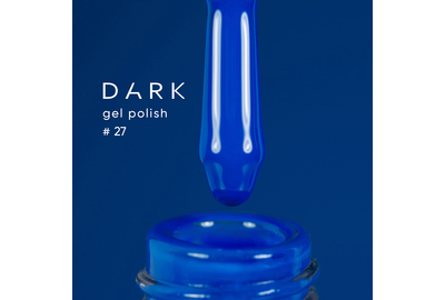 Гель-лак DARK №027, синій, 10 мл, Колір: Синій