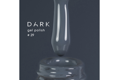 Гель-лак DARK №029, сірий, 10 мл, Колір: Сірий