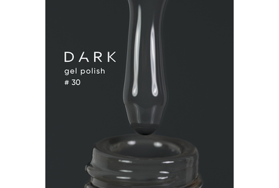 Гель-лак DARK №030, темно-сірий, 10 мл, Колір: Сірий