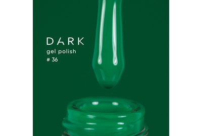 Гель-лак DARK №036, ярко-зеленый, 10 мл, Цвет: Зеленый