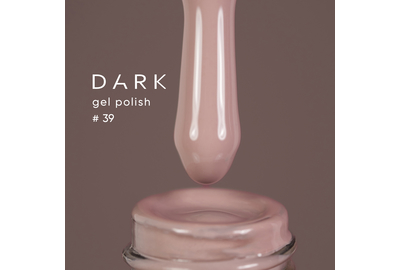 Гель-лак DARK №039, светлый бежево-лиловый, 10 мл, Цвет: Бежевый