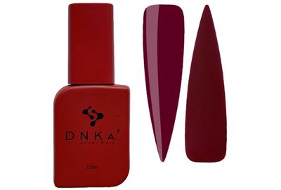 Color base DNKA Cover base No. 006 Deep burgundy, 12 ml, Color: Burgundy