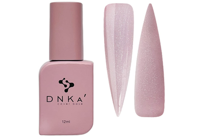 База цветная DNKA Cover base №008 Magical бежевая с голографическими блестками, 12 мл, Цвет: Бежевый