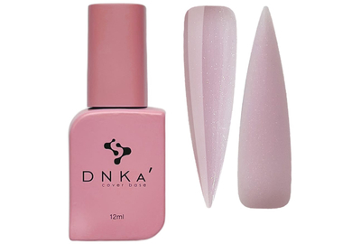 База цветная DNKA Cover base №010 Wonderful розовая опаловая, 12 мл, Цвет: Розовый