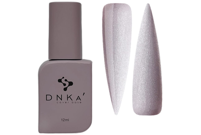 База цветная DNKA Cover base №013 Amazing серая с серебряным шиммером, 12 мл, Цвет: Серый