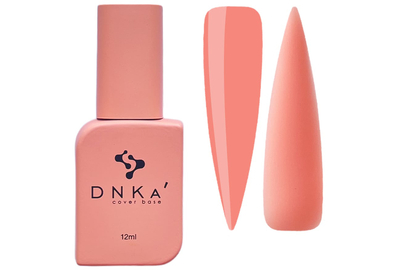 База цветная DNKA Cover base №018 Dreamy персиковая, 12 мл, Цвет: Персиковый