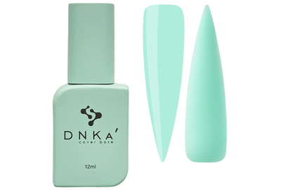 База цветная DNKA Cover base №020 Intuitive бирюзовая, 12 мл, Цвет: Бирюзовый