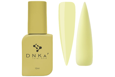 База цветная DNKA Cover base №022 Naive лимонная, 12 мл, Цвет: Желтый