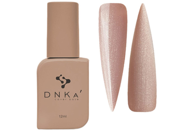 База цветная DNKA Cover base №030 Luxurious нюдовая с шиммером, 12 мл, Цвет: Бежевый