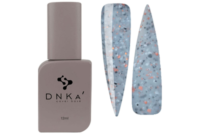 База кольорова DNKA Cover base №047 Trendy сіра з поталлю, 12 мл, Колір: Сірий