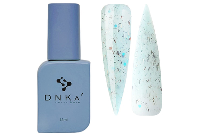 База кольорова DNKA Cover base №060 Awesome блакитна з крихтами, 12 мл, Колір: Блакитний