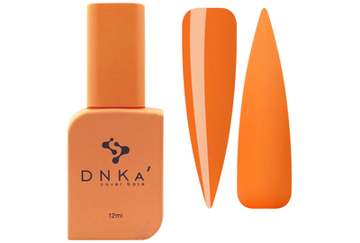 База цветная DNKA Cover base №076 Aperol оранжевый, 12 мл, Цвет: Оранжевый