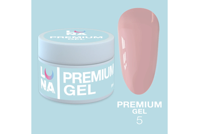 Гель Luna Gel Premium №5 лиловый, 30 мл, Цвет: Лиловый
