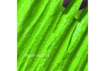 Паста декоративная Saga Relief past №14, неоново-салатовая, 5 мл, Цвет: Салатовый