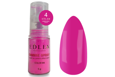 Спрей для омбре Edlen Ombre Spray Color №04, розовый, 5г, Цвет: Розовый