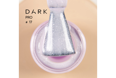 База для ногтей DARK PRO base №17, молочно-розовая с шиммером, 15 мл, Обьем: 15 мл