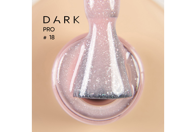 База для ногтей DARK PRO base №18, нюдовая с шиммером, 15 мл, Обьем: 15 мл