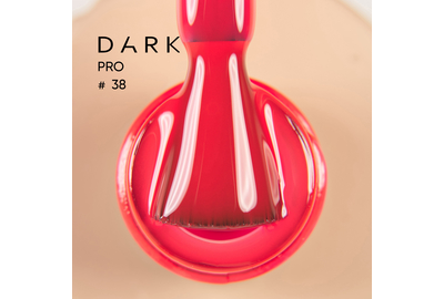 База для ногтей DARK PRO base №38, ярко-коралловая, 15 мл, Цвет: Коралловый, Обьем: 15 мл