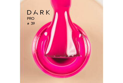 База для ногтей DARK PRO base №39, насыщенная ярко-розовая, 15 мл, Цвет: Розовый, Обьем: 15 мл
