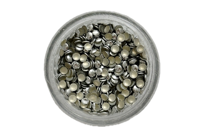 Декор для ногтей Серебро металлические Кнопки