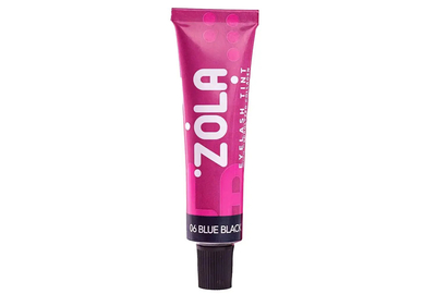 Фарба для вій ZOLA Eyelash Tint 06, з коллагеном синьо-чорна, 15 мл