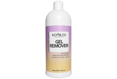 Средство для снятия soak off гелей и гель-лаков Komilfo Gel Remover, 1000 мл