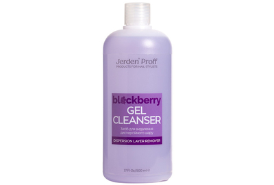 Средство для снятия липкого слоя Jerden Proff Gel Cleanser ежевика, 500 мл, Обьем: 500 мл
