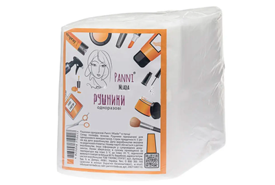 Полотенца в пачке Panni Mlada 40*70 гладь, 100 шт