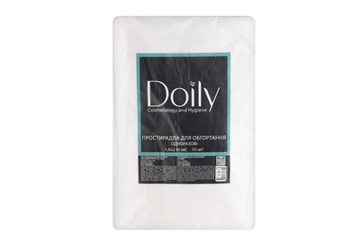 Простыни полиэтиленовые прозрачные Doily 1.6x2.0 м, 50 шт.