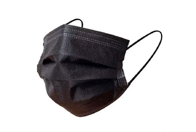 Маска захисна чорна 1 шт