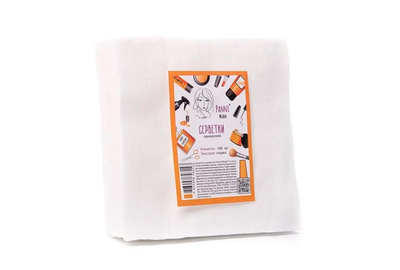 Салфетки в пачке Panni Mlada 20x20 см сетка, 100 шт