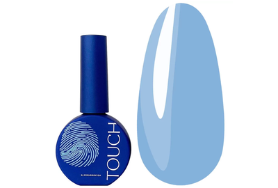 База для ногтей Touch Cover base Blue, голубая, 13 мл