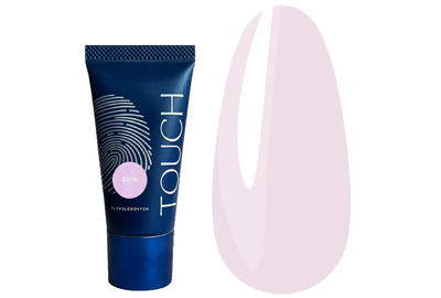 Акрил-гель для ногтей Touch Polygel Pink, розовый, 30 мл