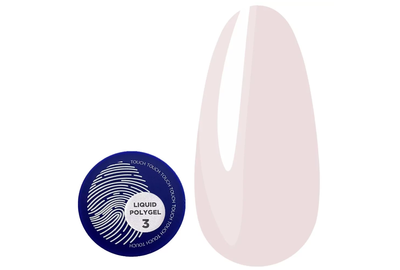 Акрил-гель для ногтей Touch Liquid Polygel №03, нежно-розовый, 15 мл, Цвет: Розовый