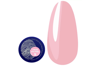 Акрил-гель для ногтей Touch Liquid Polygel №05, розовый, 15 мл, Цвет: Розовый