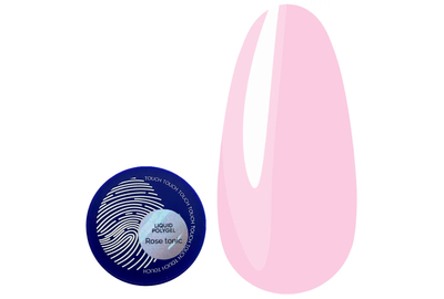 Акрил-гель для ногтей Touch Liquid Polygel Rose tonic, светло-розовый, 15 мл