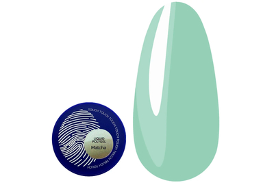 Акрил-гель для ногтей Touch Liquid Polygel Matcha, мятный, 15 мл