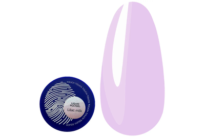Акрил-гель для ногтей Touch Liquid Polygel Lilac milk, лиловый, 15 мл