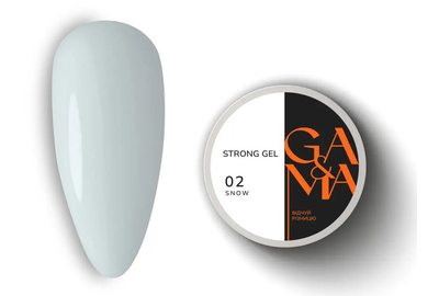 Гель форель GaMa Strong Gel Snow №02 снежный, 30 мл