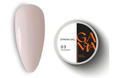 Гель форель GaMa Strong Gel Powder №03 пудровый, 30 мл