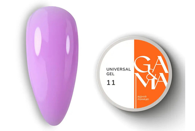 Гель универсальный GaMa Universal gel жидкий №11, насыщенно-розовый, 15 мл, Цвет: Розовый, Обьем: 15 мл