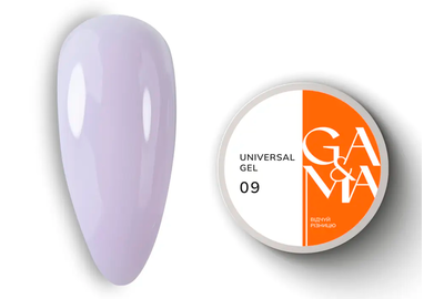 Гель универсальный GaMa Universal gel жидкий №09, лавандовый, 15 мл, Цвет: Лавандовый, Обьем: 15 мл